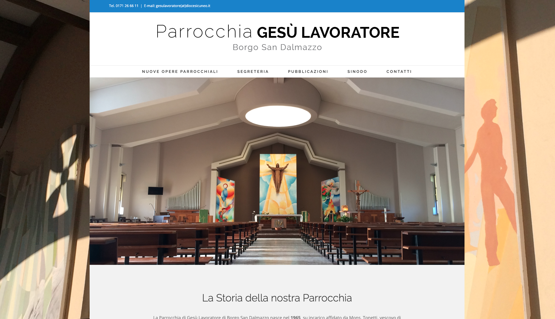 Parrocchia Gesù Lavoratore sito web