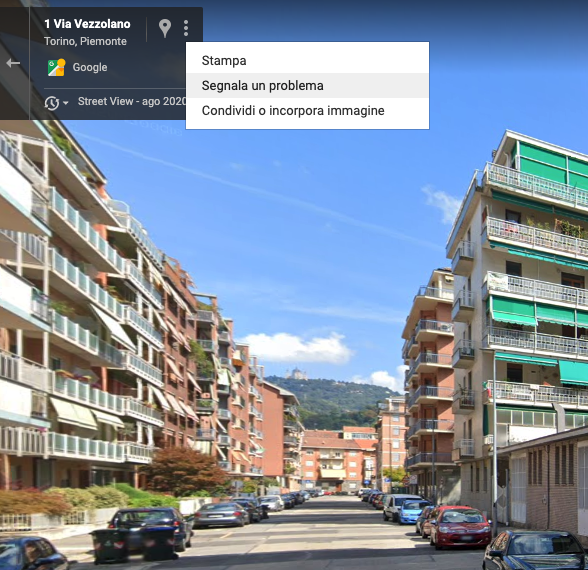 Tutorial Oscuramento abitazione Streetview